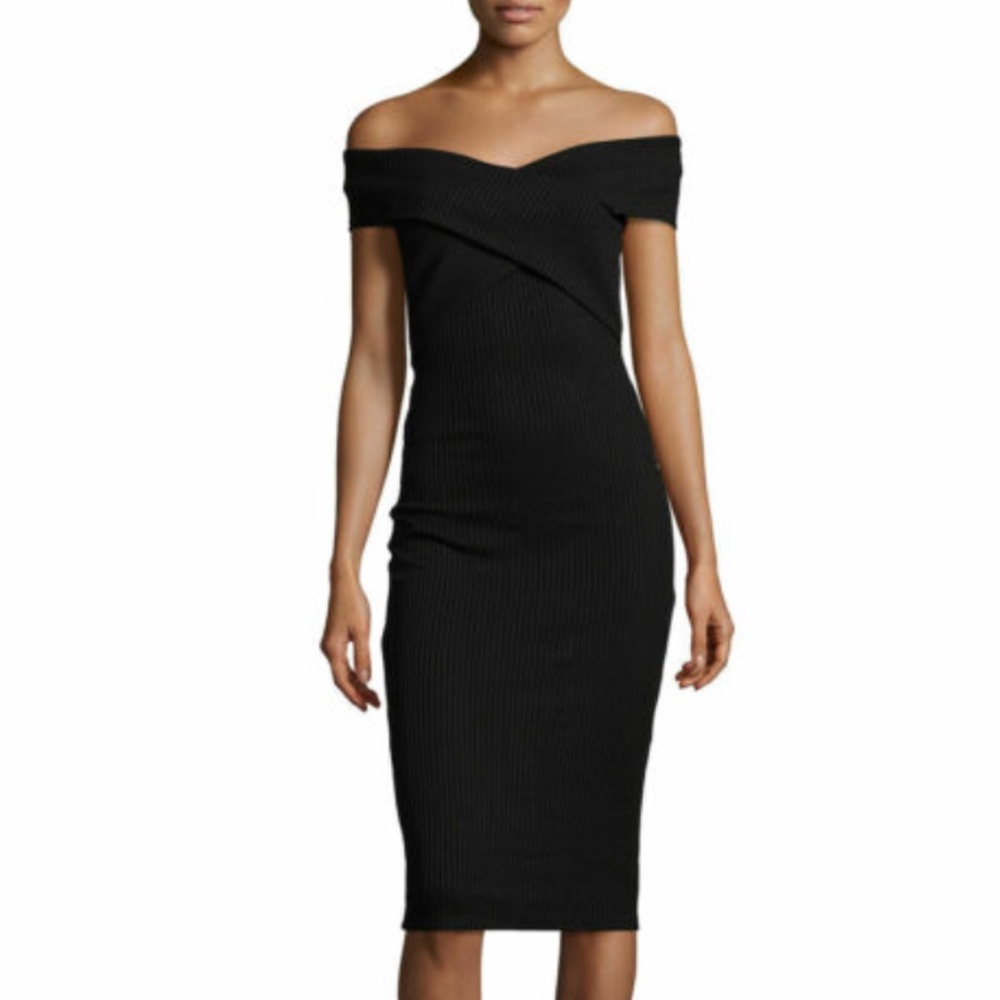 Black Michael Kors midi dress